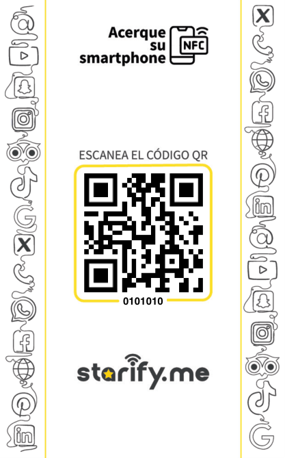 Starify Link – Todos sus enlaces en un solo gesto (back)